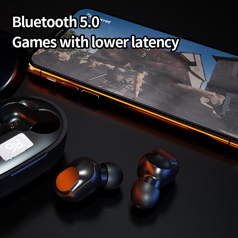 Lenovo XT91 TWS Wireless Bluetooth Earphones Noise Reduction Touch Control Music Headphones Power Display With Mic