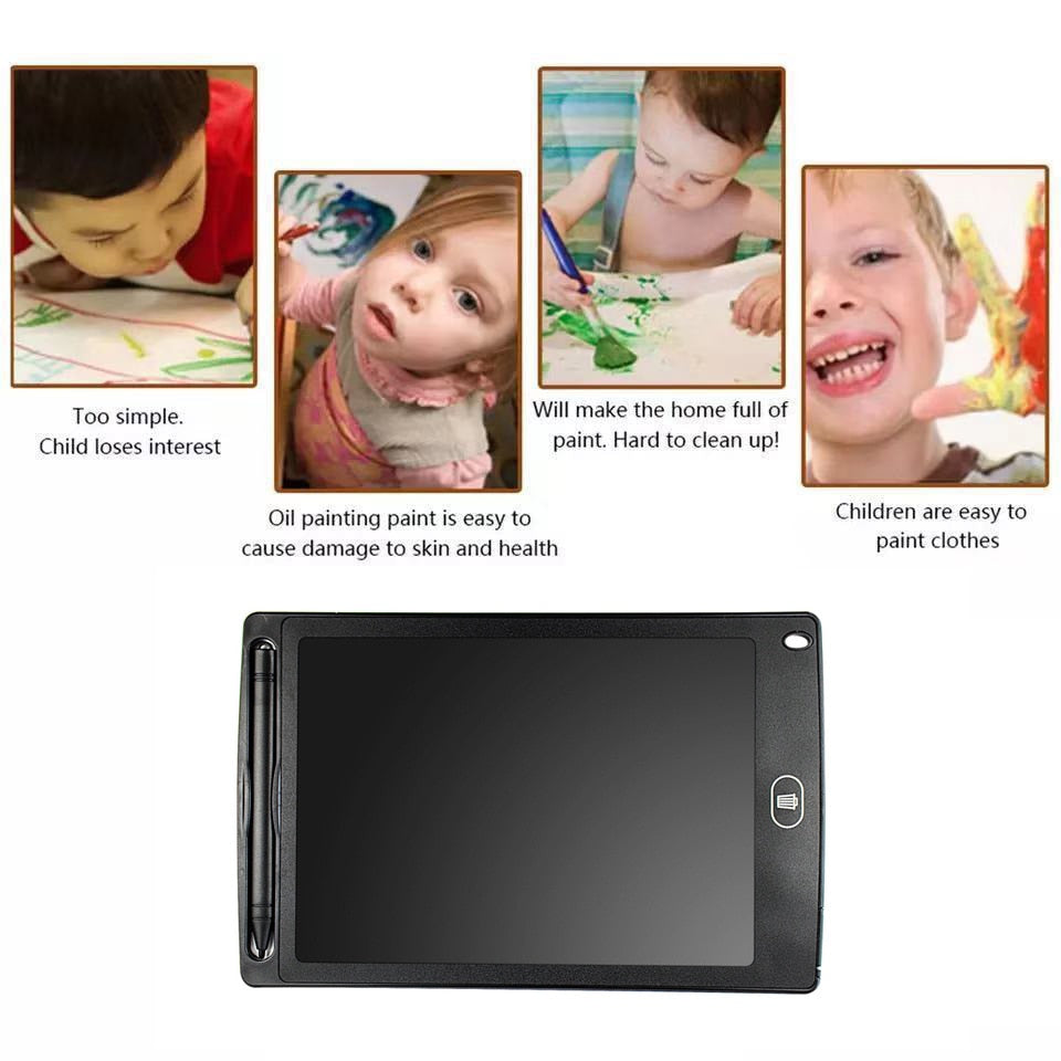 Lcd 8.5 6.5 Inch Children Electronic Board Hand-painted Small Blackboard Puzzle Handwriting Drawing Toys